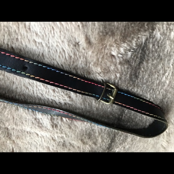 Pepe Alba Leather and Tapestry Crossbody Bag - Picture 4 of 7